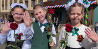 Делимся атмосферой праздника с нашей торжественной линейки в честь Дня знаний в лицее № 54 имени Маршала Жукова - Комитет образования г. Чита