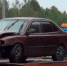 В Апатитах Hyundai влетел в забор - SeverPost.ru