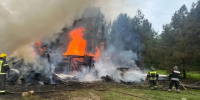 В Максатихинском округе пожарные и дружинники потушили сгоревший жилой дом - Комсомольская Правда