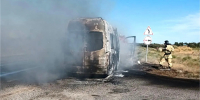 На трассе под Астраханью загорелся автомобиль - Astrakhanpost.Ru