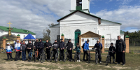 Юные спортсмены из Кетово совершили велопробег к святыне Зауралья - Епархия