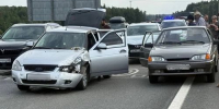 На 73 км столкнулись три легковых автомобиля - Stupino.Info