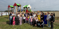 В селе Бизяки открыли новую многофункциональную спортивную площадку - Менделеевский район