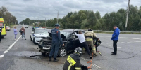 В Суздальском районе на трассе Р-132 столкнулись две машины: есть пострадавший - ГТРК Владимир