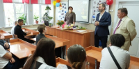 Александр Ведерников провел урок в школе деревни Буреть - КП-Иркутск