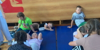 Спортивное мероприятие с учащимися 5 «б» класса - Камешкирский район