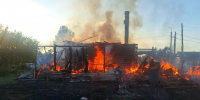 В Спасском округе сгорел жилой дом - RyazPressa.Ru