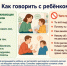 Как говорить с ребёнком. - Администрация Выгоничского района