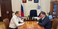 Губернатор Дрозденко встретился с сенатором от Ленобласти Сергеем Перминовым - ЛенТВ24