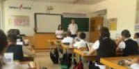 В Апшеронском районе сотрудники Госавтоинспекции совместно с инспекторами по делам несовершеннолетних проводят уроки безопасности для школьников - Газета Апшеронский рабочий