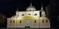 У одной из самых самобытных церквей в Великом Новгороде появилась подсветка - 53news.Ru