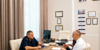 Начальник УФСИН России по Рязанской области Александр Комков провел рабочую встречу с вице-губернатором Рязанской области Артемом Брановым - УФСИН
