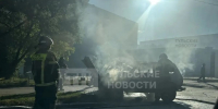 В Туле на Староникитской сгорела «Нива» - ИА Тульские новости