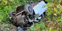 опрокидывание Opel Corsa 2.9.2026, ул. Чайковского, Ярцево, фото ГАИ - О чём Говорит Смоленск