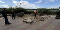 В Омске началось благоустройство Иртышской набережной у известного ресторана - Комсомольская Правда
