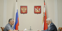 Воронежский губернатор встретился с заместителем председателя правительства РФ - ГТРК Воронеж