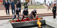 Заместитель начальника института принял участие в возложении цветов в честь победителей в войне с Японией - СЮИ ФСИН России