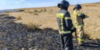 В Гайском округе спасатели борются с ландшафтным пожаром - ProOren.Ru