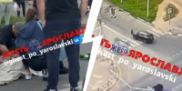 В Ярославле кроссовер сбил ребенка на самокате | Источник: Жесть Ярославль / Vk.ru - 76.Ru