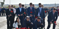 Олег Николаев и члены Кабинета Министров почтили память тружеников тыла у Мемориала «Строителям безмолвных рубежей» - Государственная жилинспекция
