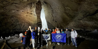 В рамках проекта участники совершили спуск в пещеры Гафурийского района. Фото: Рустам Сиразетдинов - Башкирское отделение РГО