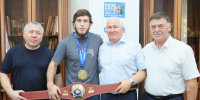 Встреча ректора и чемпиона: разговор о победе и новых целях - КГУФКСТ