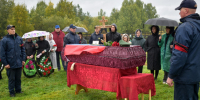 В Сизябске проводили в последний путь участника СВО Вадима Канева. - Ижемский район