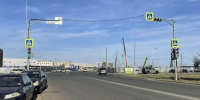 В Оренбурге установили новый светофор для пешеходов на улице Неплюева - Администрация города