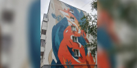 В Сыктывкаре появился мурал с лисой - ИА Комиинформ