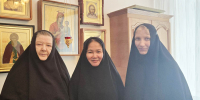 Филиппинская монахиня Ольга (Буниэль) посетила Покровский Хотьков монастырь - Покровский Хотьков монастырь