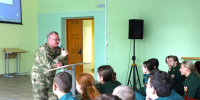 В Рязани представитель Росгвардии провел урок мужества, приуроченый ко Дню солидарности в борьбе с терроризмом - Росгвардия
