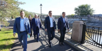 Глава Красноярска Сергей Верещагин проверил ход благоустройства общественных пространств - Комсомольская Правда