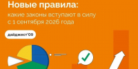 Какие законы вступают в силу с 1 сентября 2026 года. - Емельяновский район