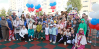Новую детскую площадку открыли в микрорайоне Матрёшкин двор. - Законодательное собрание