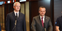 Министр транспорта РФ открыл на Камчатке аэровокзал в Тиличиках и пункт пропуска в Елизово. Фото: kamgov.ru. Фотография 1 - ИА Камчатка