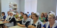В рамках проекта «Активное долголетие» для участников отделения дневного пребывания прошло увлекательное мероприятие «Первое сентябрьское утро».. - Гиагинский район