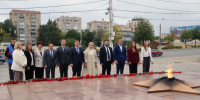 В областном центре прошла церемония, посвященная окончанию Второй мировой войны - Областная Дума