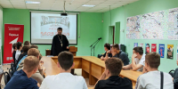 Настоятель храма Казанской иконы Божьей Матери села Казинка принял участие в часе памяти «Прерванный урок» в Индустриальном техникуме города Валуйки - Валуйская епархия