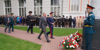 Руководитель Западного МСУТ СК России Виталий Владимирович Саксин принял участие в памятном мероприятии ко Дню солидарности в борьбе с терроризмом - Западное следственное управление на транспорте