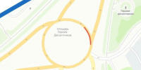 Движение по полосе временно ограничили на площади Героев-Десантников в Пскове - Pln-Pskov.Ru