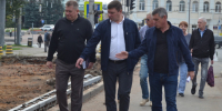 На проспекте Ленина продолжается капитальный ремонт пешеходной зоны. - Городской округ Иваново