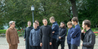 Новопоступившие студенты семинарии ознакомились с историей Спасо-Прилуцкого монастыря - Вологодская епархия
