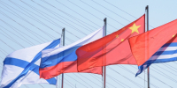 Флаги России и Китая - Prim.News