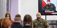Герой России Вячеслав Воробьёв встретился с курсантами Белгородского правоохранительного колледжа - Росгвардия