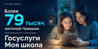 Более 79 тысяч жителей Чувашии присоединились к платформе «Госуслуги Моя школа» - Министерство информационной политики