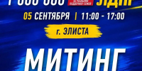 В Элисте в поддержку семей ЛДПР проводит митинг- праздник - ЛДПР