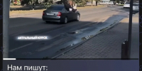 В Курске проверят видео с тремя девушками, которые высунулись из окон машины - Курская правда