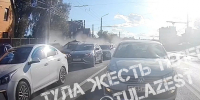 Момент массового ДТП в Туле попал на видео - ИА Тульская служба новостей