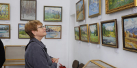 Выставка живописи приуроченная к 90-летию Юрия Коробейникова - Газета Бийский рабочий