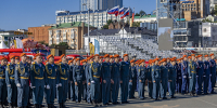 Первокурсников дальневосточной пожарно-спасательной академии МЧС поздравили во Владивостоке с принятием присяги - Администрация г. Владивостока